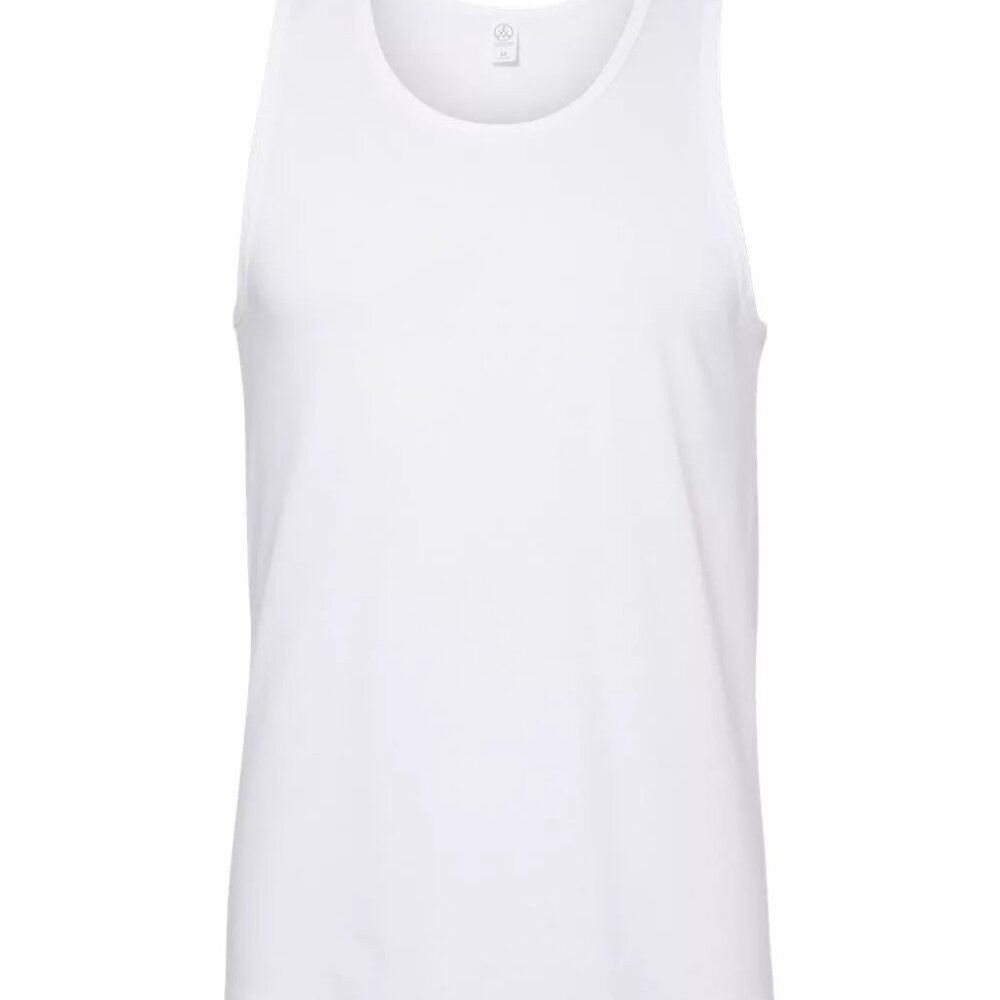 Alternative Mens Cotton GoTo Tank 1091C1 White Large